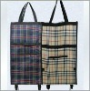Portable folding trolley bag with wheels