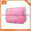 Portable high-capacity toiletry nylon travel pink lady cosmetic pouch
