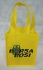 Portable non woven 4 spaces bottle bag