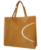 Portable nonwoven tote shopping bag
