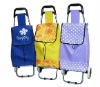 Portable trolley shopping bags with wheels