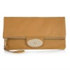 Postman's Lock leather clutch