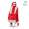 Practical Folding Shopping Trolley With Colorful Stripe