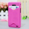 Practical ID Credit Card Holder Case Cover for Samsung Galaxy S2 I9100