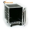 Practical black ABS aluminum flight case