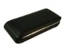 Premium Flip Case with screen guard for IPhone 4G Black