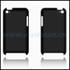 Premium Rubberized Protector Hard Cover for iTouch 4 (Black)
