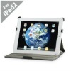 Premium Slim Leather Case Folio with built-in Stand for Apple iPad 2