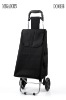 Pretty Reusable Black Supermarket Shopping Trolley Bag