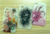 Pretty TPU Covers for ipod Touch 4 with Water Sticker