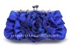 Pretty blue rose satin evening clutch bags 063