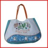 Pretty flower PVC Beach Bags