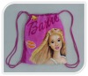 Princess girl velour printing beach bag/ printed towel backpck