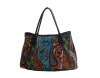 Printed pattern ladies handbag