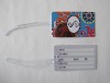 Printed plastic luggage tag