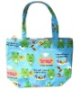Printed shell fabric shopping cooler bag  ACOO-016