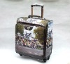 Printed travel trolley luggage bags good quality