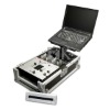 Pro DJ mixer case with laptop stand --04
