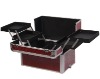 Pro Rolling Red Crocodile Makeup Case