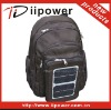 Professional solar backpack 600d for laptop with custom logo