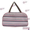 Promote 600D Stripe Duffel bag