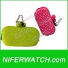 Promotion 2012 silicone polka dot kids purse