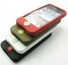Promotion! Jelly Bean silicone case for iphone 4
