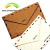 Promotion Postcard Leather Case for iphone 4 color available