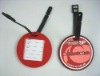 Promotion Soft Pvc round luggage tag