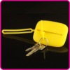 Promotion Yellow Silicone key Pouch