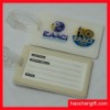 Promotion custom silicone luggage tag/bag tag