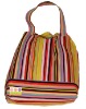 Promotion stripes beach bag