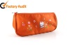 Promotional Orange 70D Nylon Pen Case