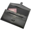 Promotional bonded leather travel wallet POU-014