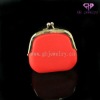 Promotional candy colored silicone coin purse/silicone wallet