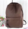 Promotional fashion 600D polyester oxford coffee school backpack