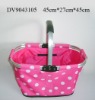 Promotional folding shopping basket