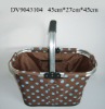 Promotional folding shopping basket