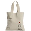 Promotional handling canvas tote bag