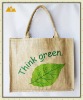 Promotional jute tote bag