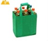 Promotional now woven 6 bottle wine bag