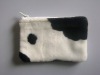 Promotional plush coin purse with printing