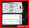 Promotional pvc business card tag-luggage tag