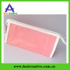 Promotional pvc pencil box with zipper on top