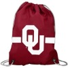 Promotional red drawstring bags