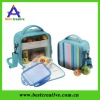 Promotional stripe food carrier box