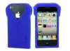 Protection soft silicone rubber cell phone case for iphone 4,4g(BMM1354)
