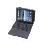 Protective PU Leather Case with Built-in Bluetooth Wireless Keyboard for iPad 2 (Black)
