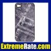 Protective Rough Surface Hard Jean Patterned Plastic Cover for iPhone 4S 4 Case