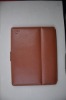 Protective leather cases for ipad2 with high quality PU + Genuine leather material